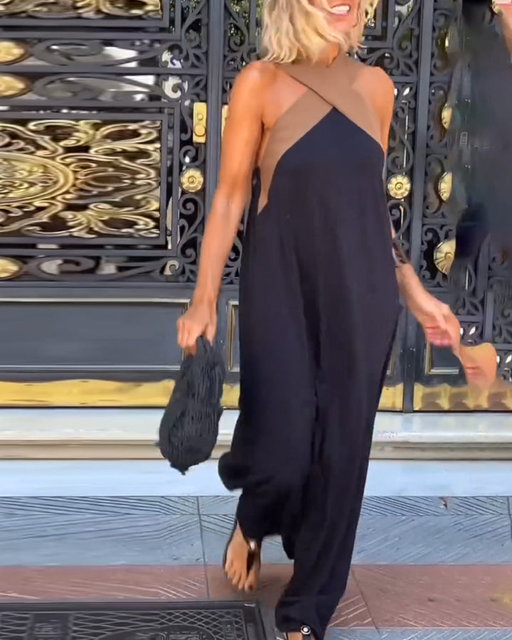 Nicolie | Crossover Neckline Dress