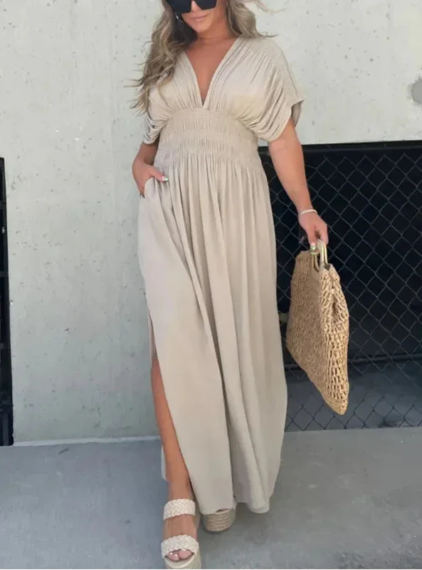 Aifah | Flowing Batwing Maxi