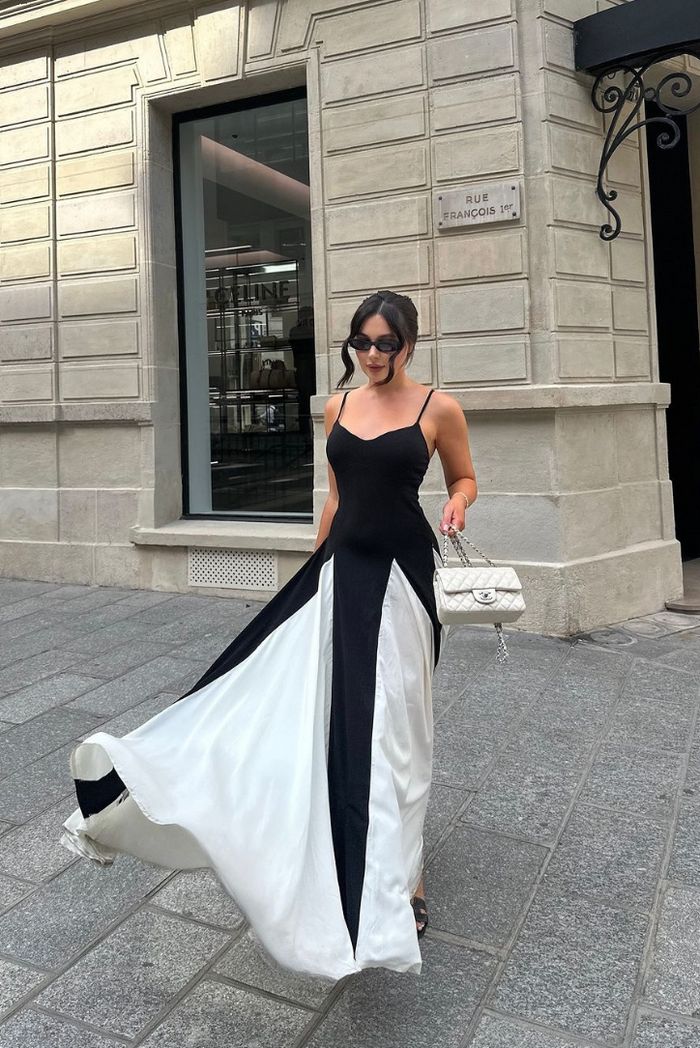 Elianna | Paneled Maxi Dress