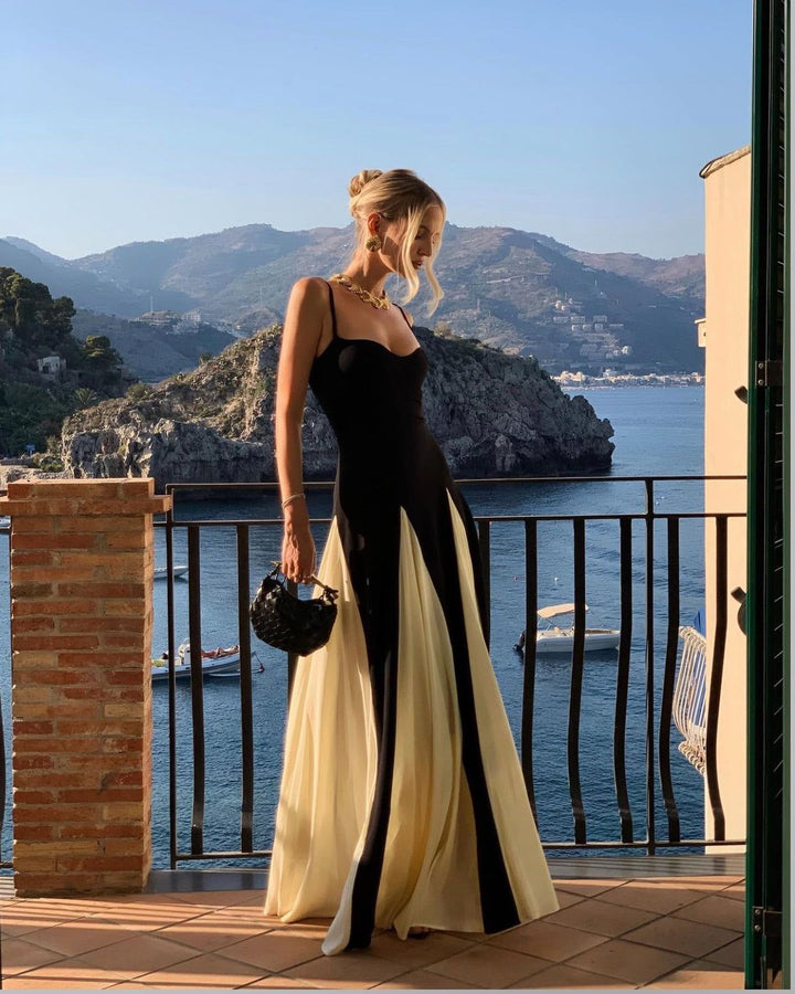 Elianna | Paneled Maxi Dress