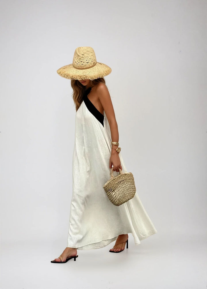 Nicolie | Crossover Neckline Dress